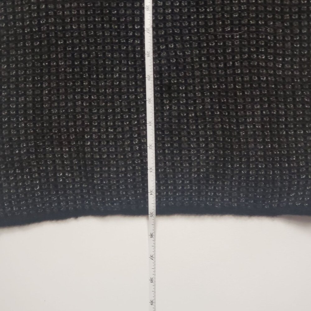 Fortune + Ivy Open Cardigan Sweater Women's Size Medium Black Grey Coatigan NWOT - Picture 7 of 16